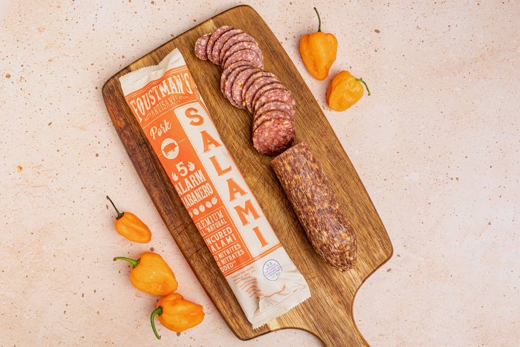 PORK HABANERO | FOUSTMAN'S ALL-NATURAL UNCURED SALAMI - 8oz