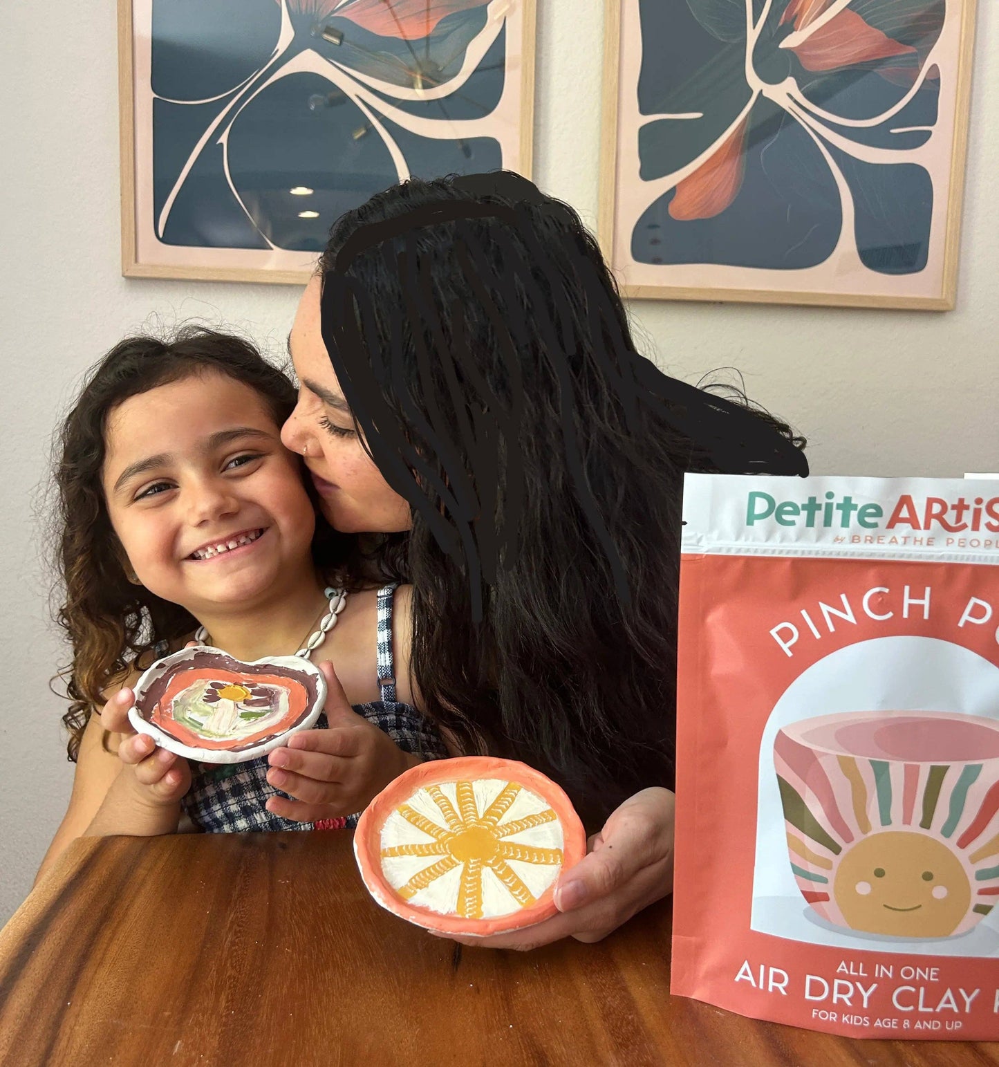 Kids Air Dry Clay Kit All in One Pottery Kit- Pinch Pot
