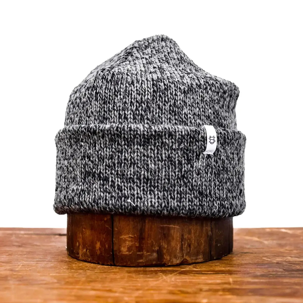 Charcoal Melange Ragg Wool Beanie