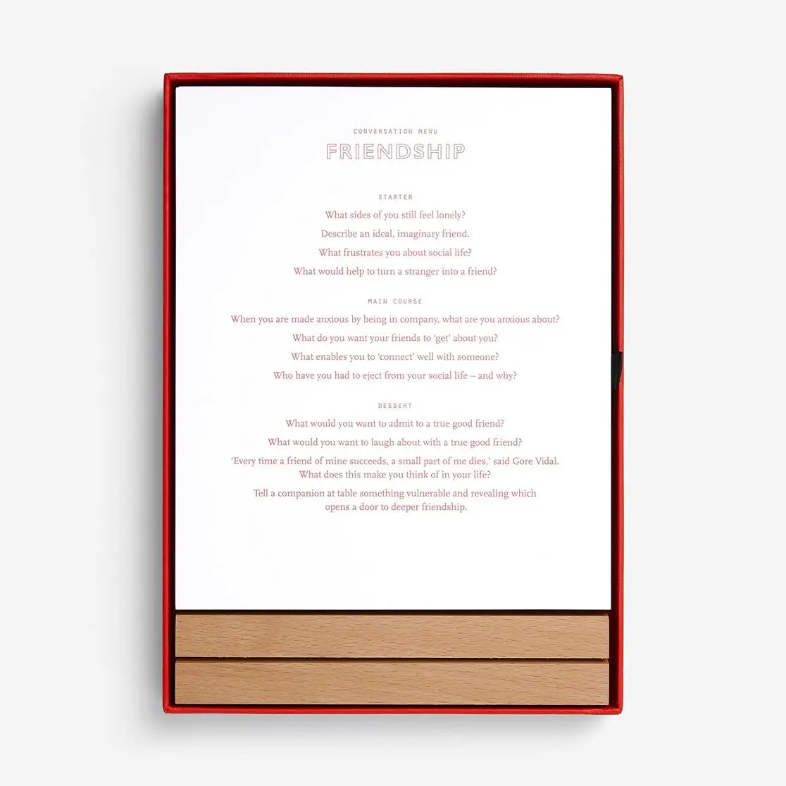 Conversation Menus Card Set