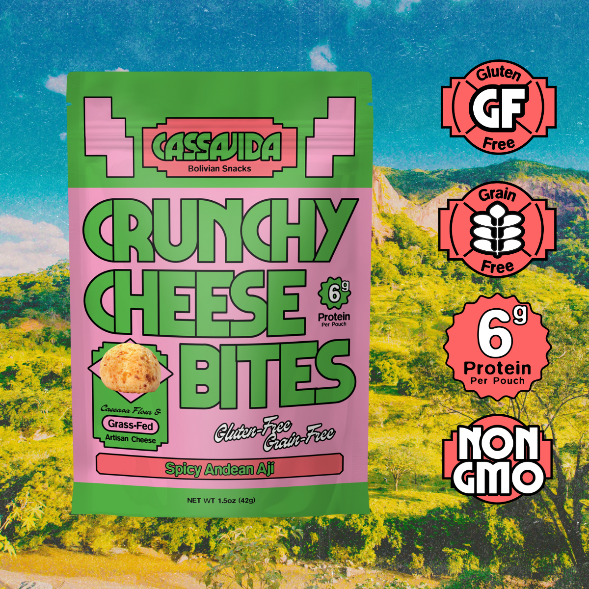Cassavida Cheese Bites – Spicy Andean Ají Gluten-Free Snack