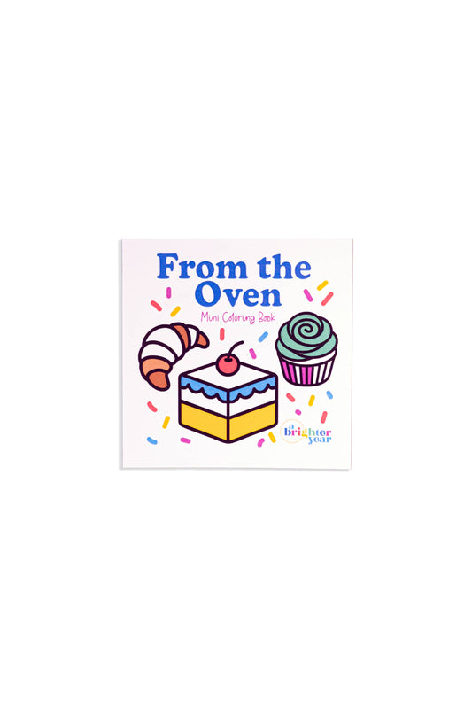 From The Oven Mini Coloring Book - Bakery & Sweets Themed