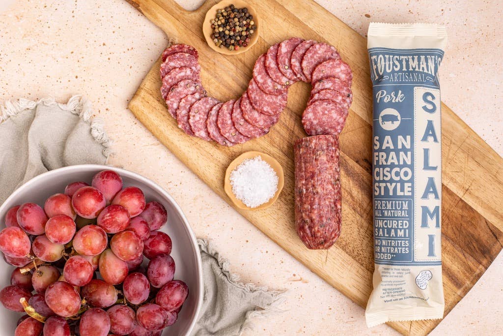 PORK SAN FRANCISCO STYLE | FOUSTMAN'S UNCURED SALAMI - 8oz