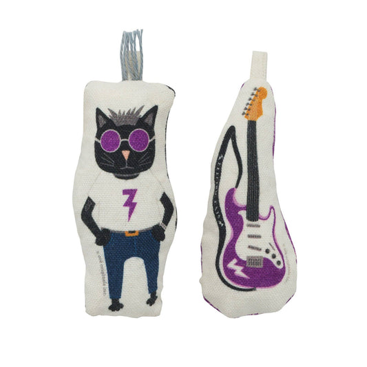 Go Kitty Go Cat Toy Set | Rock Star Cat & Guitar