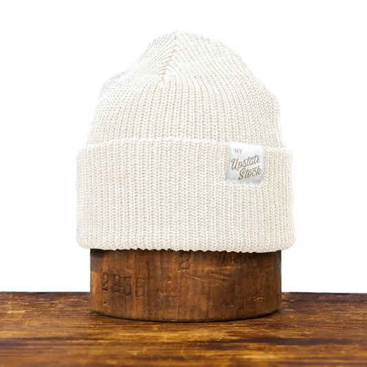 Ecru Recycled Cotton Watchcap