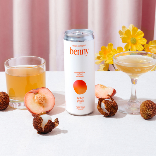 Peach Lychee Yerba Mate Energy Drink