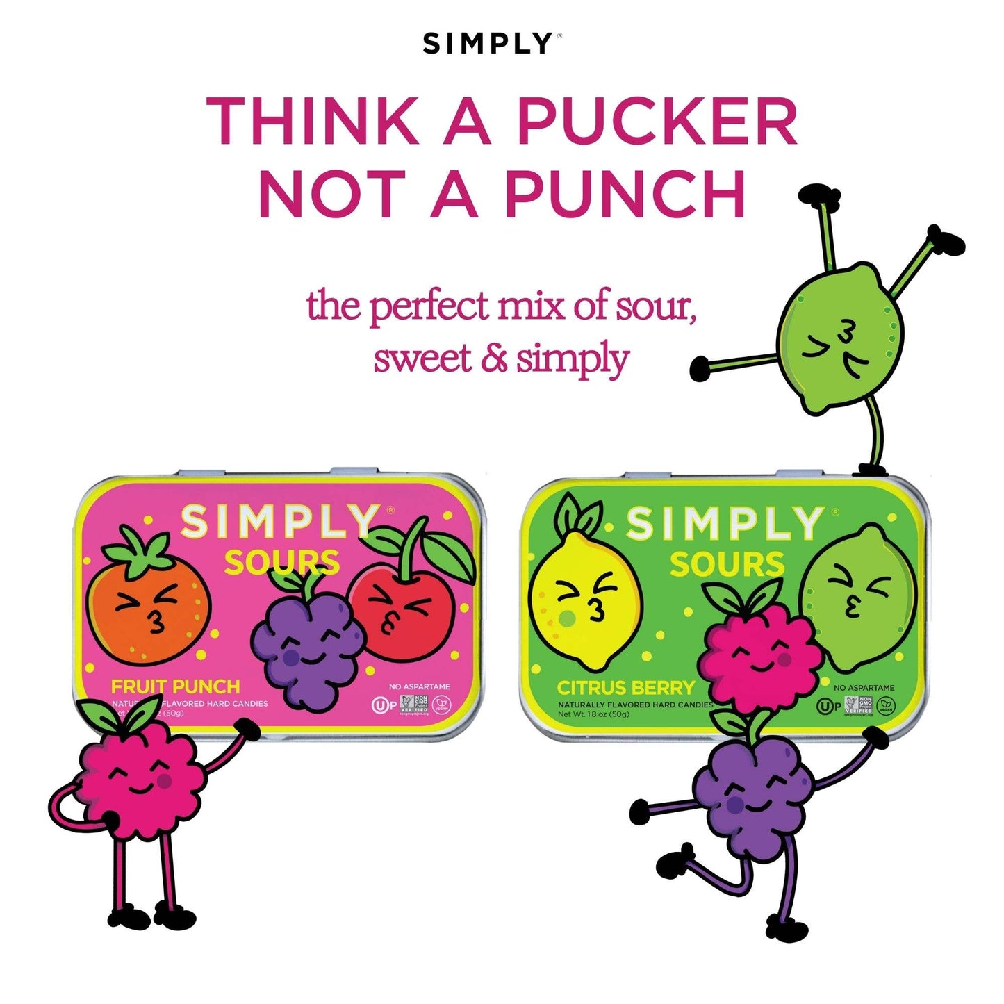 Simply Sours - Fruit Punch 1.8oz