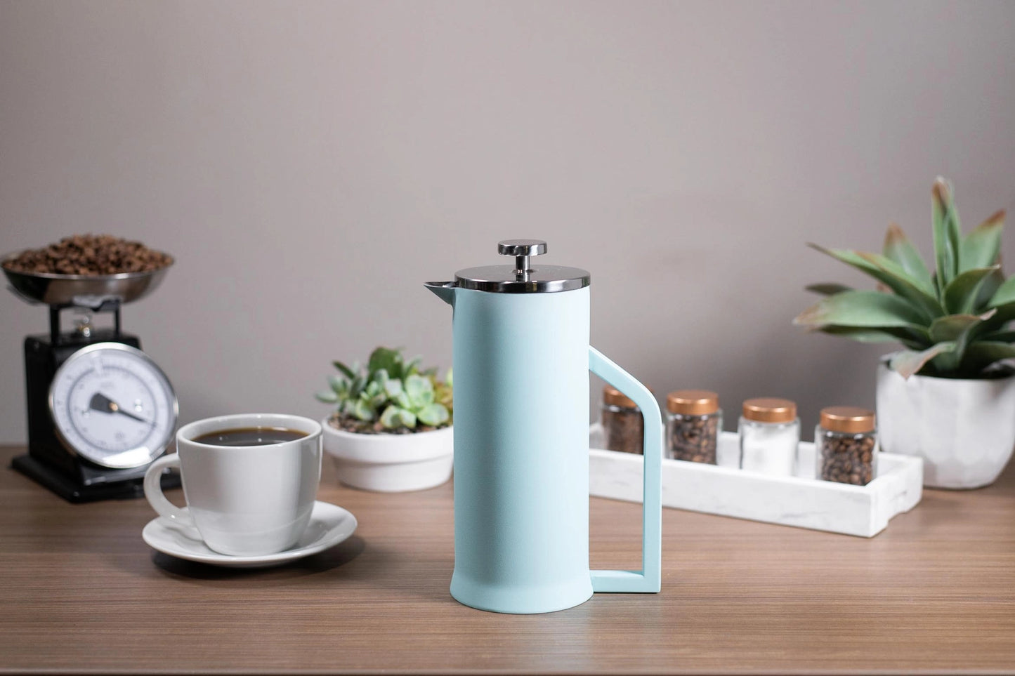 French Press - Blue