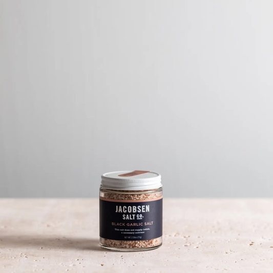 Black Garlic Salt-Infused Sea Salt