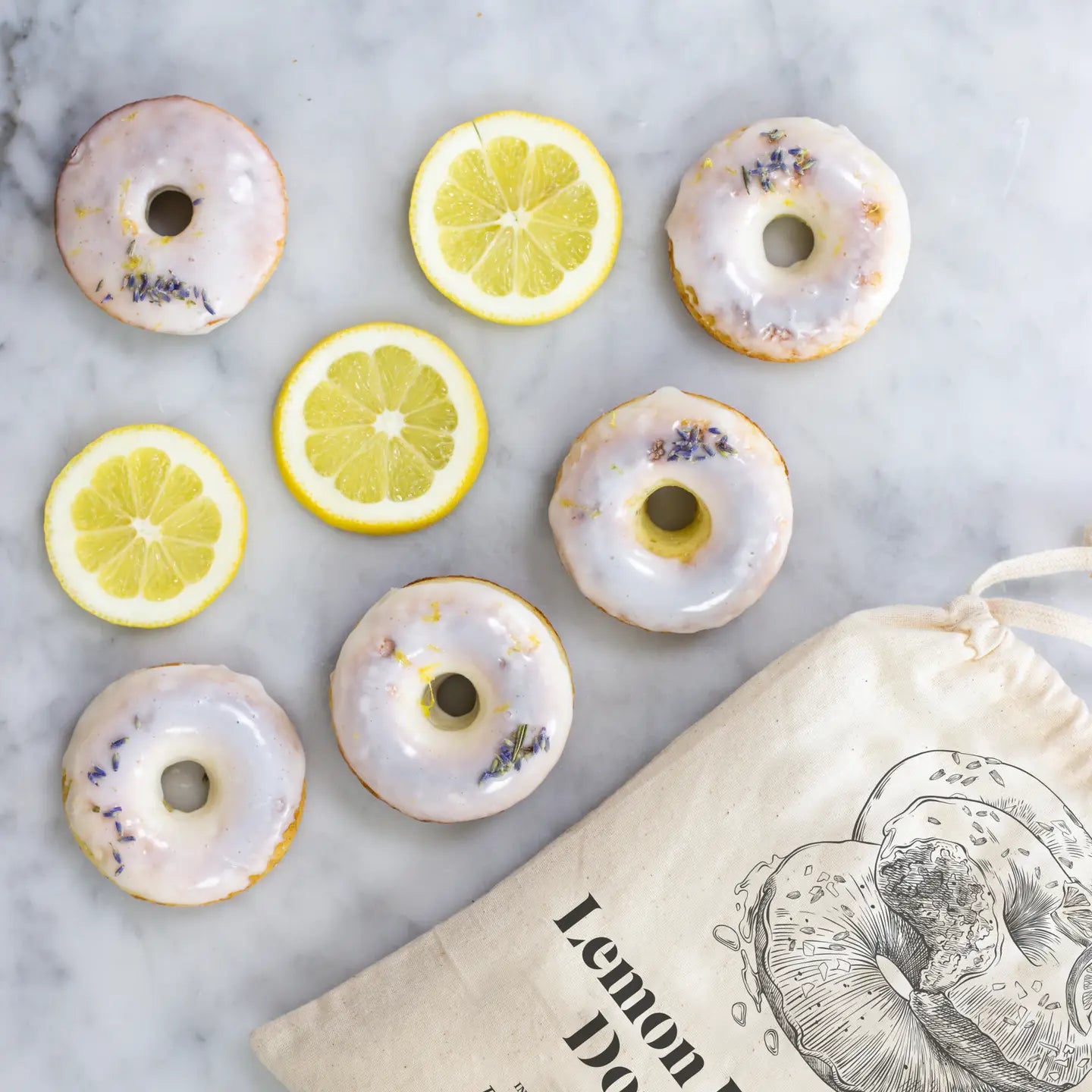 Lemon Lavender Doughnut Mix