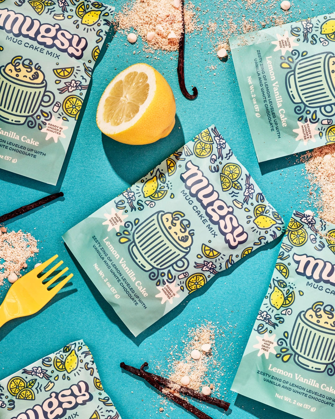 Lemon Vanilla Mug Cake Mix