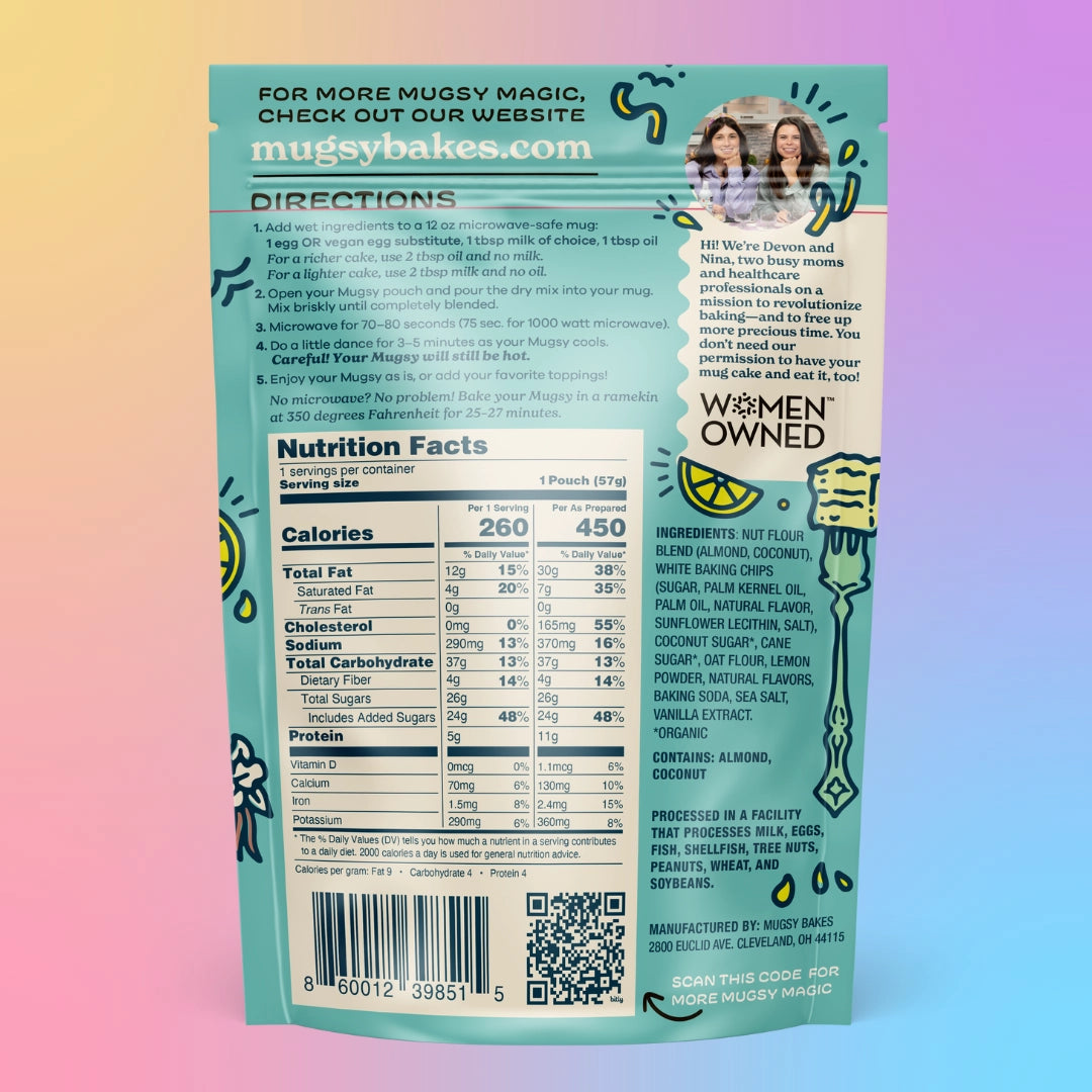 Lemon Vanilla Mug Cake Mix