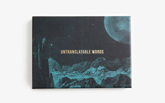 Untranslatable Words Card Set