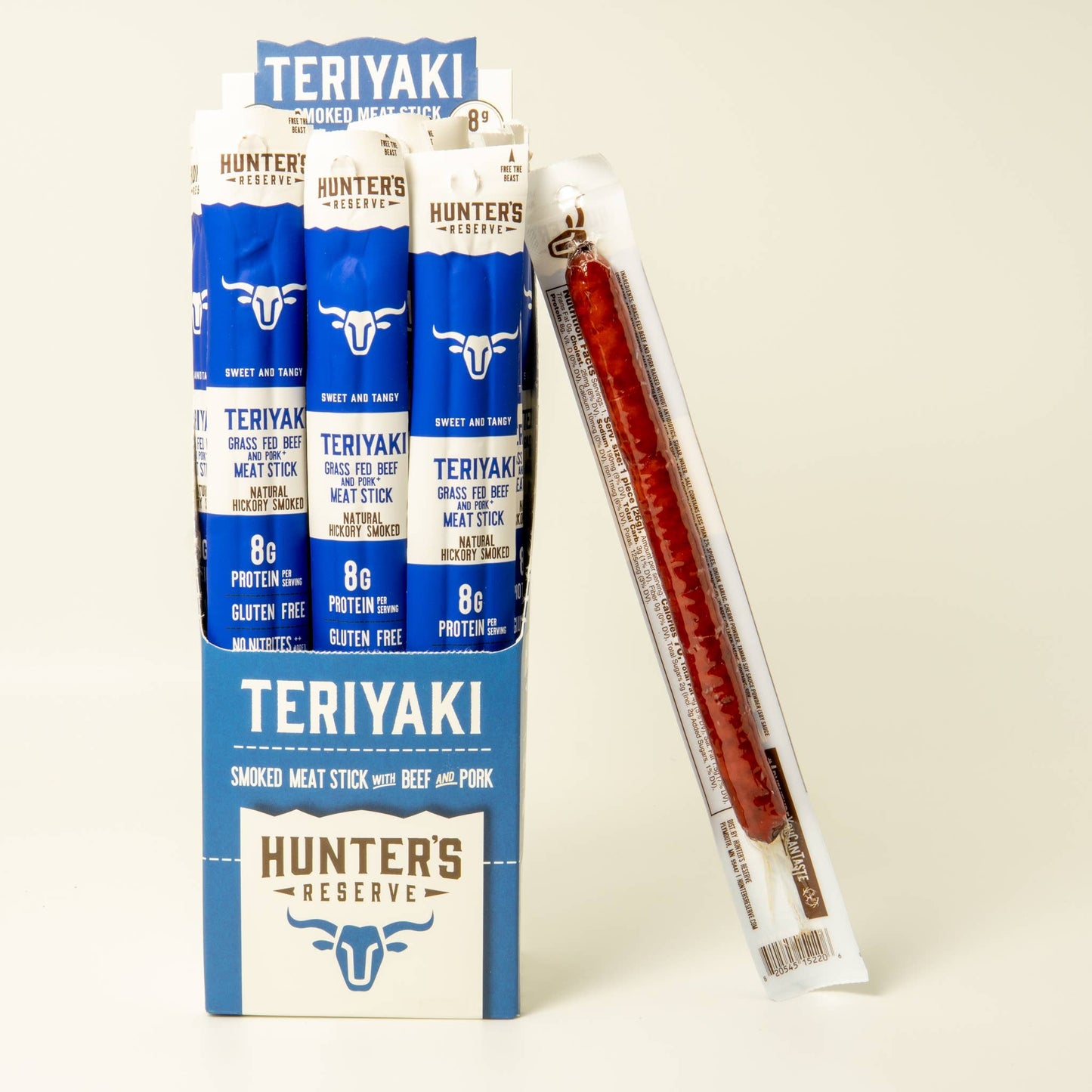 Hunter's Reserve Ts5152206 Beef Teriyaki Trail Sticks, 1 oz, Set of 6