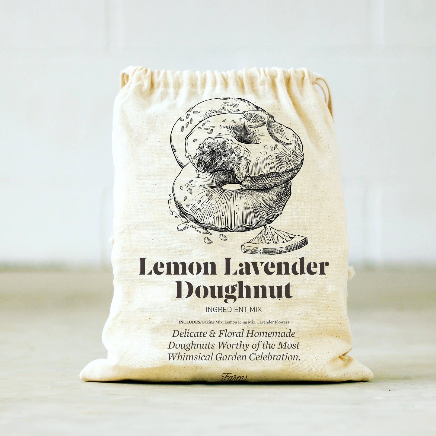 Lemon Lavender Doughnut Mix