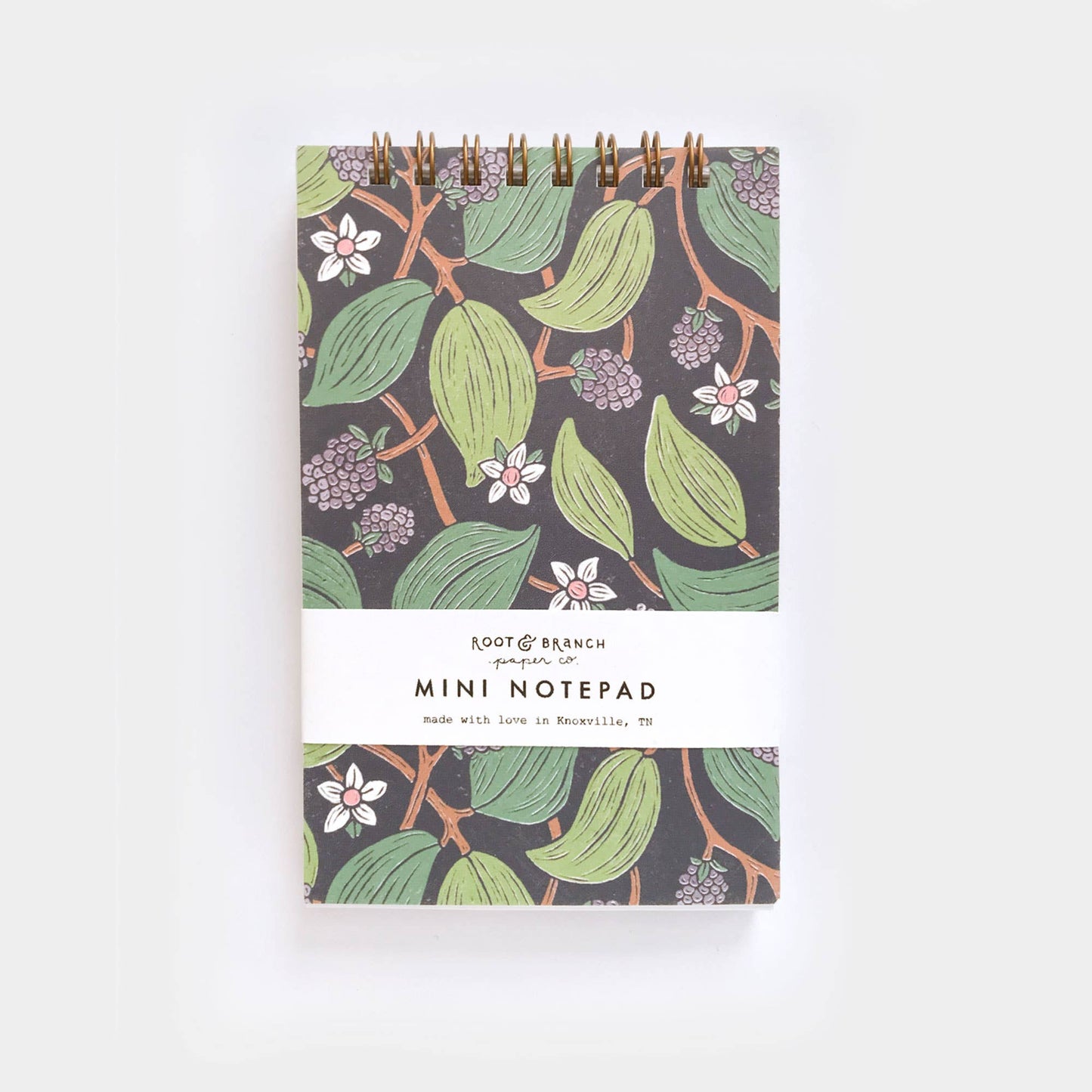 Wild Blackberry Mini Spiral Notepad