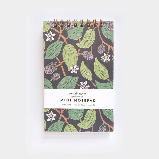 Wild Blackberry Mini Spiral Notepad