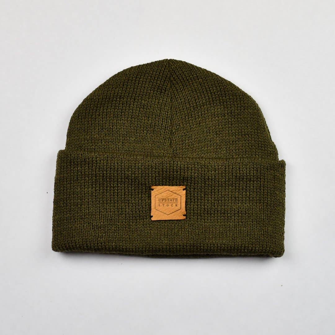 Moss Merino Wool Beanie