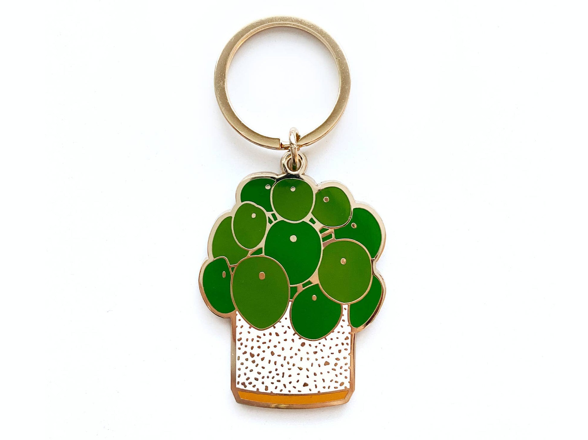 Pilea Keychain