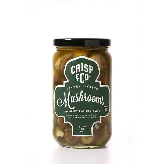 Savory Pickled Mushrooms