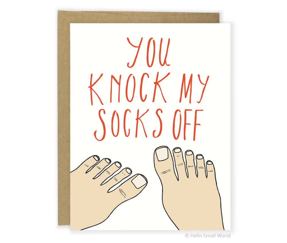 Socks Off Card