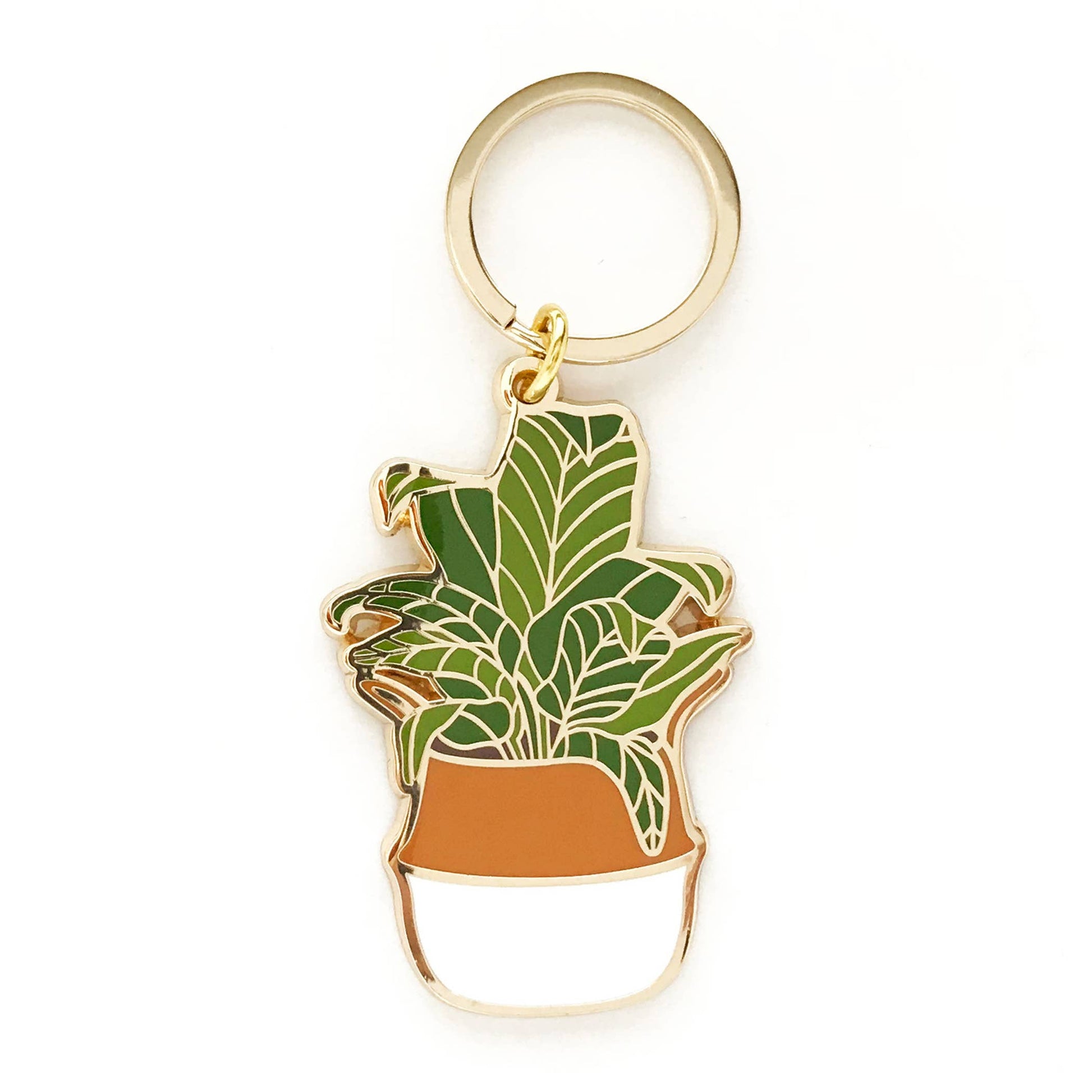 Banana Leaf Keychain