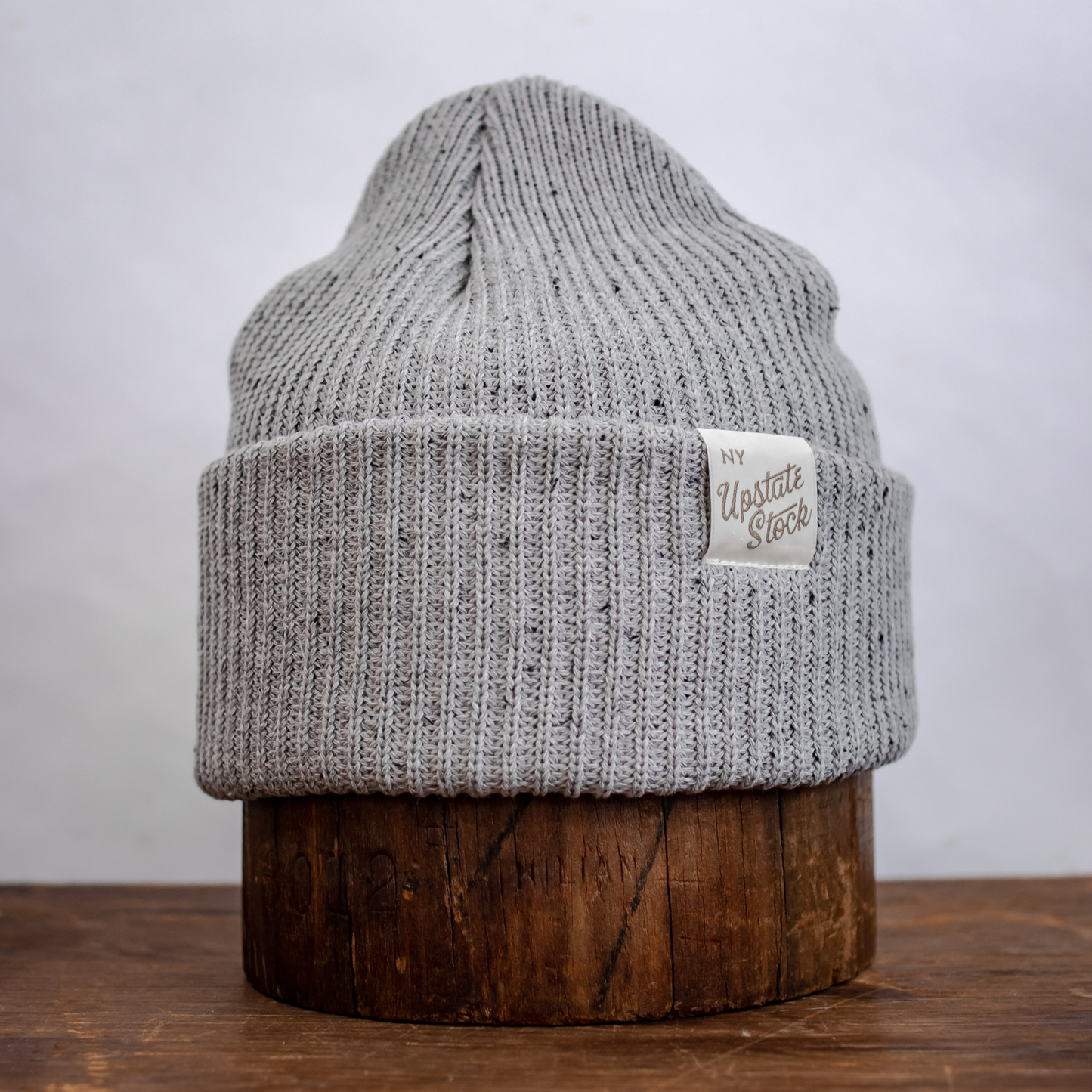 Grey Fleck Super Fine Upcycled Cotton Watchcap