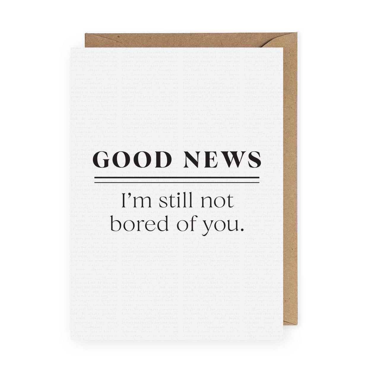 Good News | Funny Anniversary Card