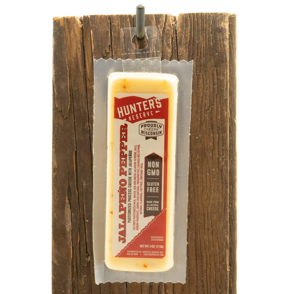 Jalapeño Pepper 4oz Cheese Bar, Shelf Stable