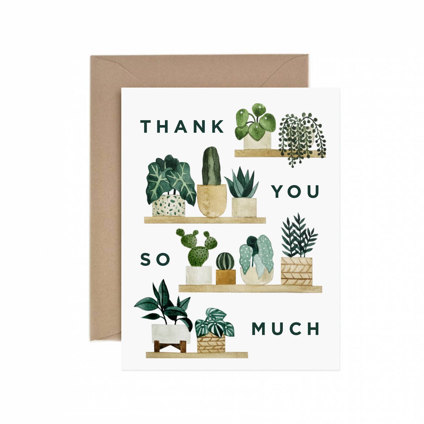 Thank You Shelf Greeting Card