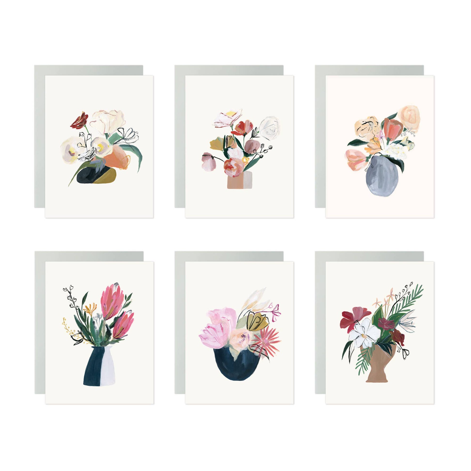 Bouquet Series Assorted Card Set